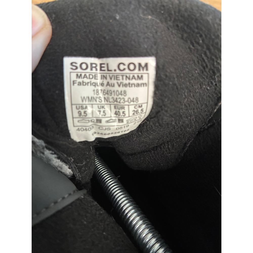 Sorel Explorer Joan Waterproof Winter Boots Quarry Grey NL3423-048 Womens 9.5 - Picture 5 of 10
